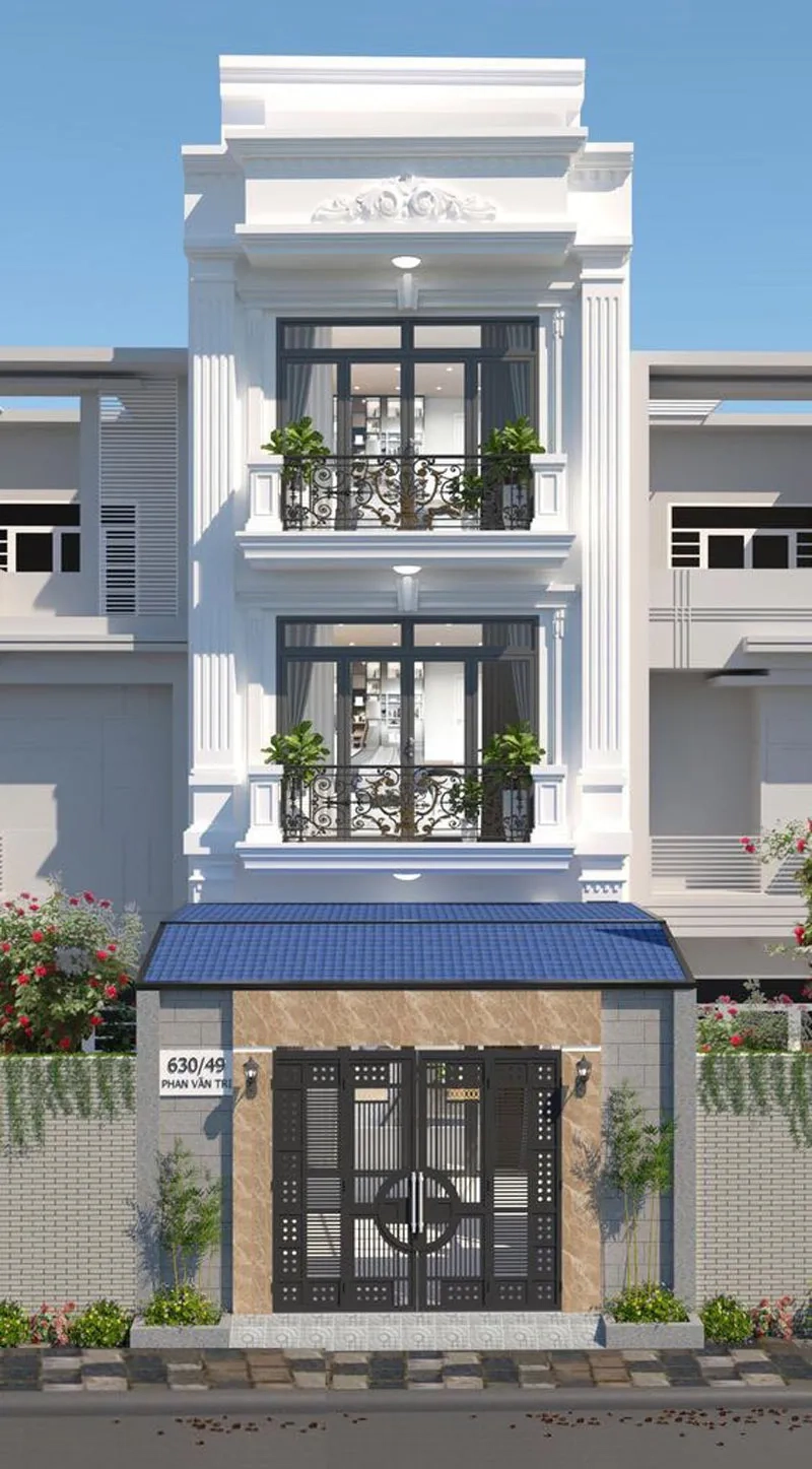 Chiêm ngưỡng 4x16m mẫu nhà ống đẹp 3 tầng 4m mẫu nhà ống 3 tầng