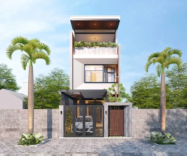 Khám phá mẫu nhà ống 2 tầng 7x12m tối ưu mặt bằng mẫu nhà ống đẹp