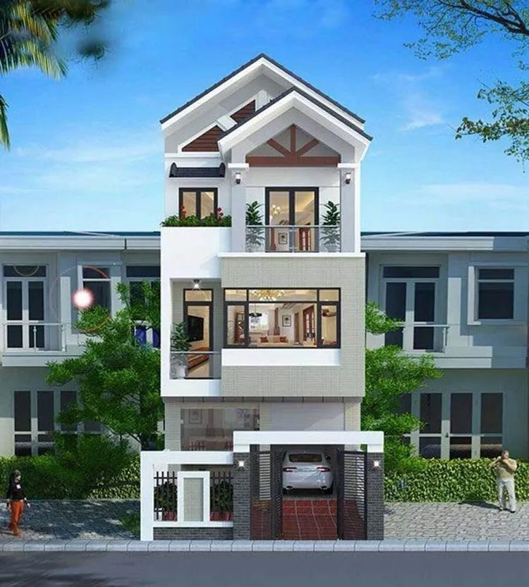 Xem ngay thiết kế mẫu nhà ống 2 tầng đầy đủ công năng mẫu nhà ống đẹp