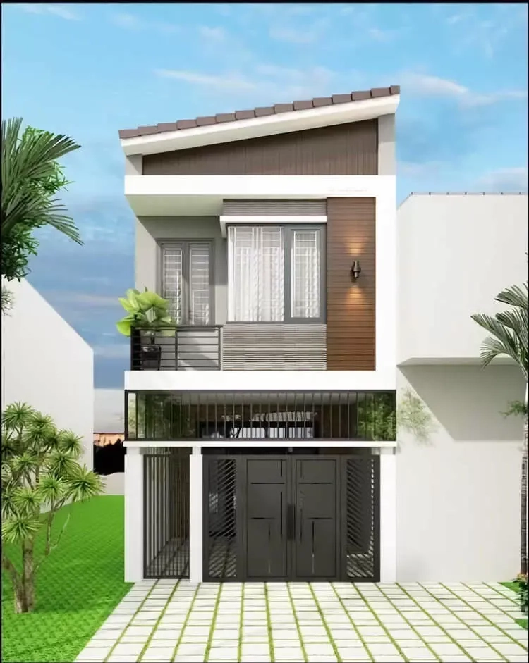 Tham khảo mẫu nhà ống 2 tầng 5x16m tối ưu diện tích mẫu nhà ống đẹp