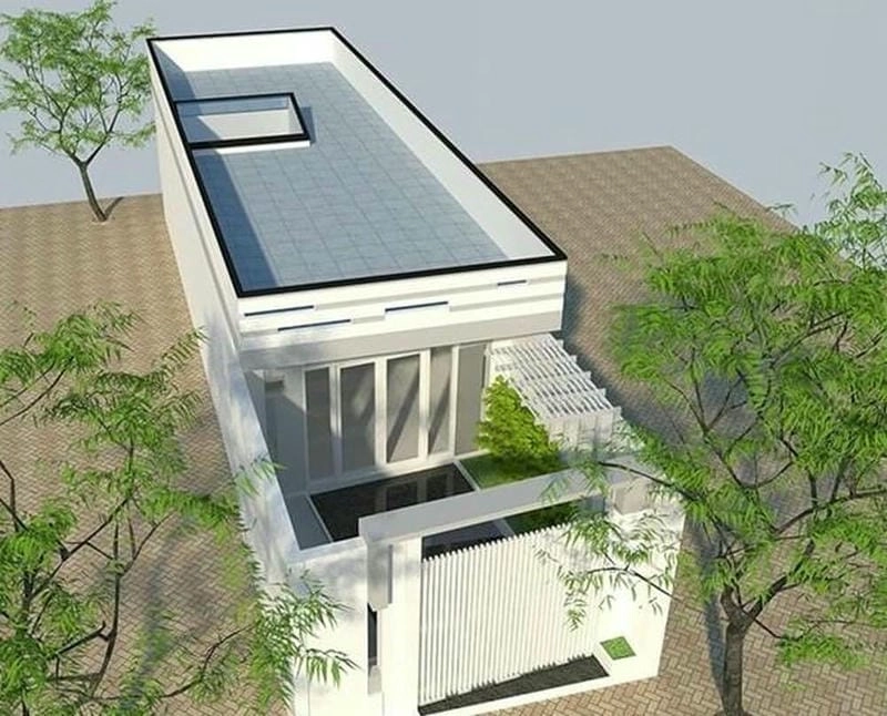 mẫu nhà đẹp 1 tầng 50m2 tối ưu công năng hiện đại