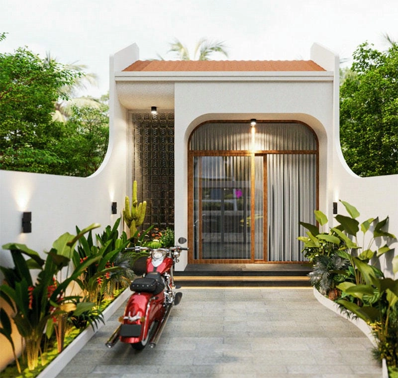 mẫu nhà đẹp 1 tầng giá rẻ tiết kiệm chi phí hợp lý