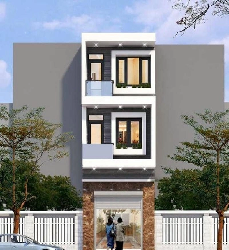 mẫu nhà phố 1 trệt 2 lầu 6x18m bố trí linh hoạt hợp lý