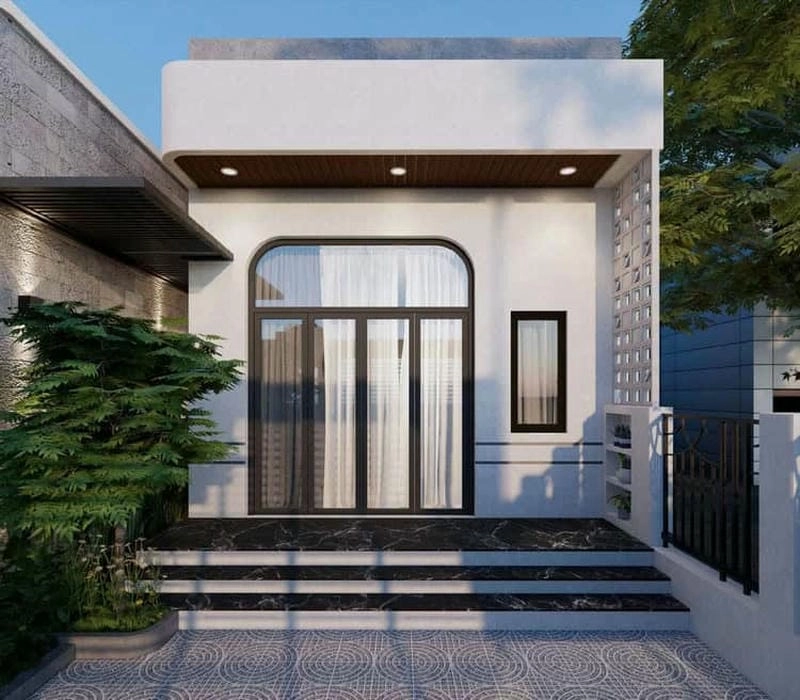 mẫu nhà phố cấp 4 hiện đại tiện ích hoàn thiện tối ưu