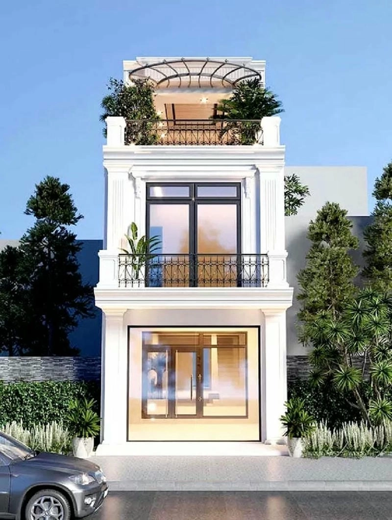 Tối giản nội thất trong nhà 2 tầng 1 tum đẹp ấn tượng