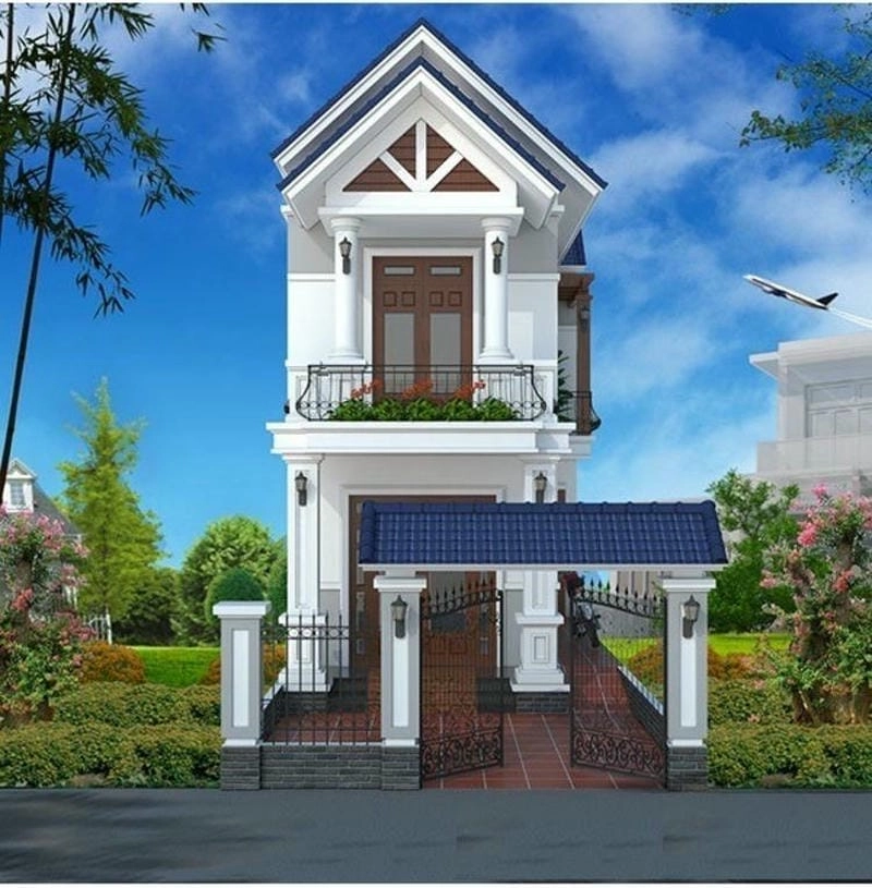 mẫu nhà phố 2 tầng 5x17 thiết kế hợp lý tinh tế