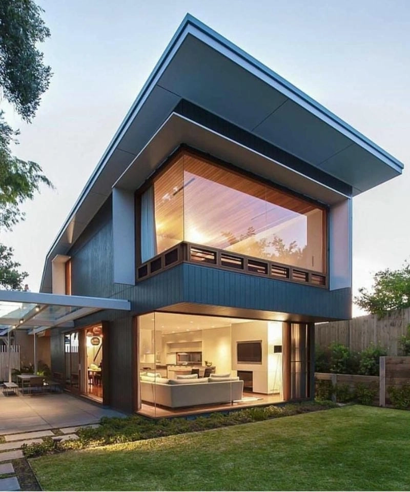 mẫu nhà phố 2 tầng mặt tiền 10m sang trọng đẳng cấp thu hút