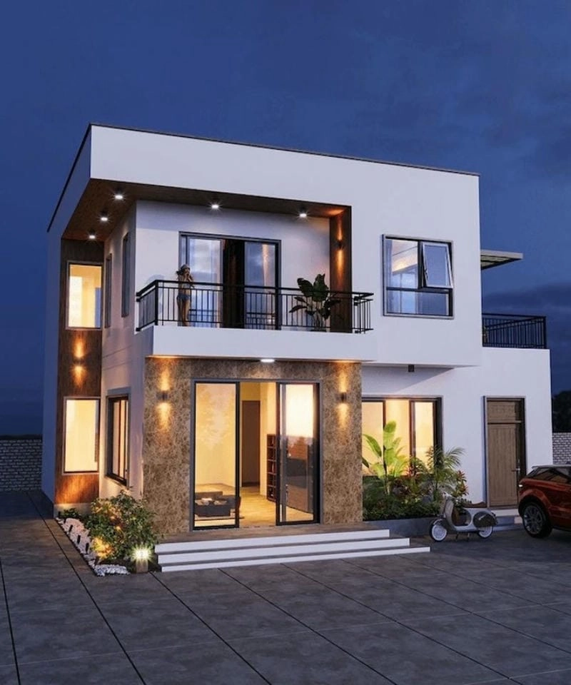 mẫu nhà phố đẹp năm 2025 ý tưởng mới lạ tinh tế