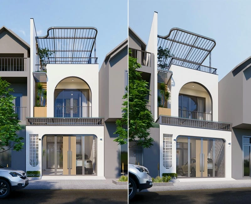 Top mẫu nhà phố hiện đại đẹp sang trọng đáng xây nhất