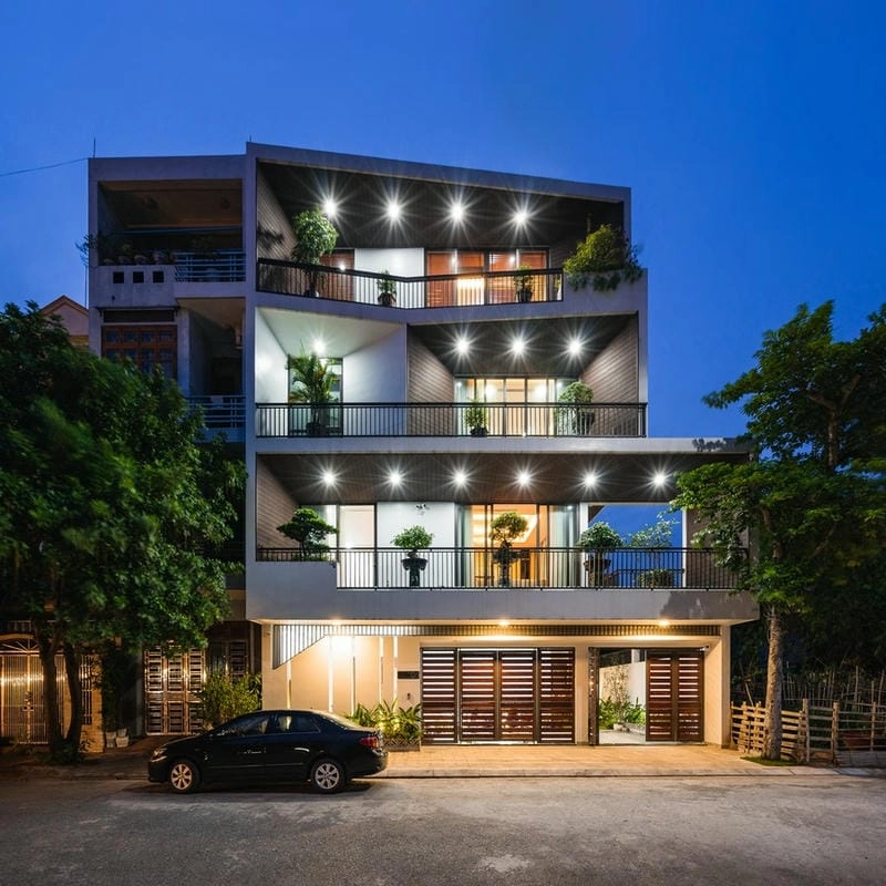 Ngắm nhìn mẫu nhà phố 4 tầng đẹp hiện đại tiện nghi