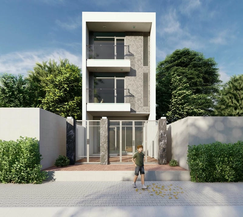 Tham khảo mẫu nhà phố đẹp ấn tượng