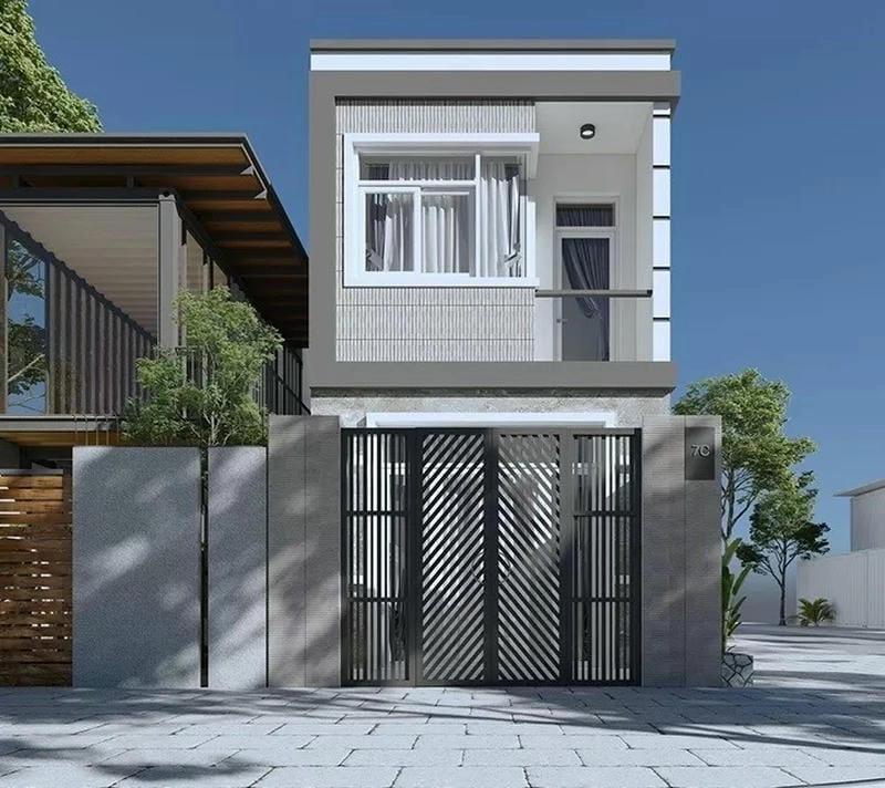 Ngắm nhìn mẫu nhà phố hiện đại trẻ trung