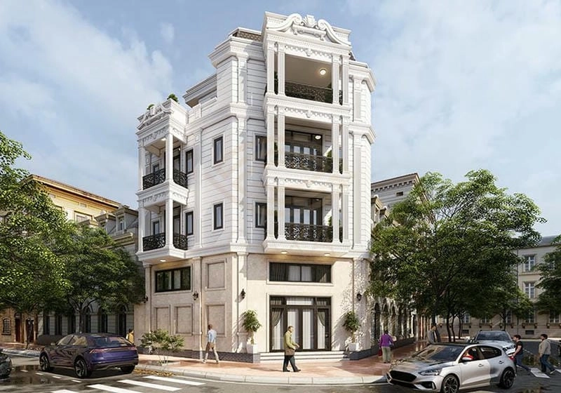 Tham khảo mẫu nhà phố đẹp 4 tầng cuốn hút