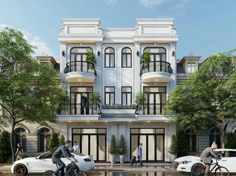 Khám phá mẫu nhà phố mặt tiền đẹp 6 5m