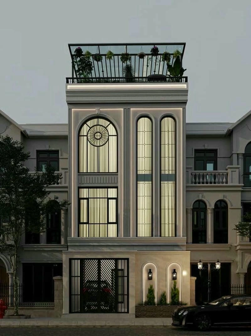 Gợi ý mẫu nhà phố mặt tiền đẹp 6x15m