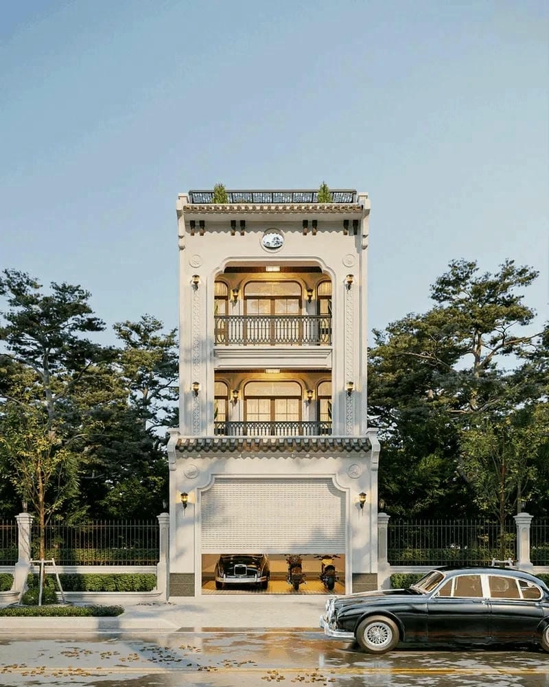 Chiêm ngưỡng mẫu nhà phố mặt tiền đẹp 6x20m