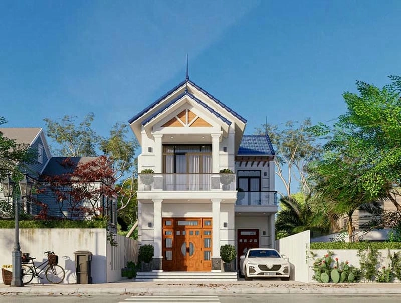 Khám phá mẫu nhà phố mặt tiền đẹp 6x18m