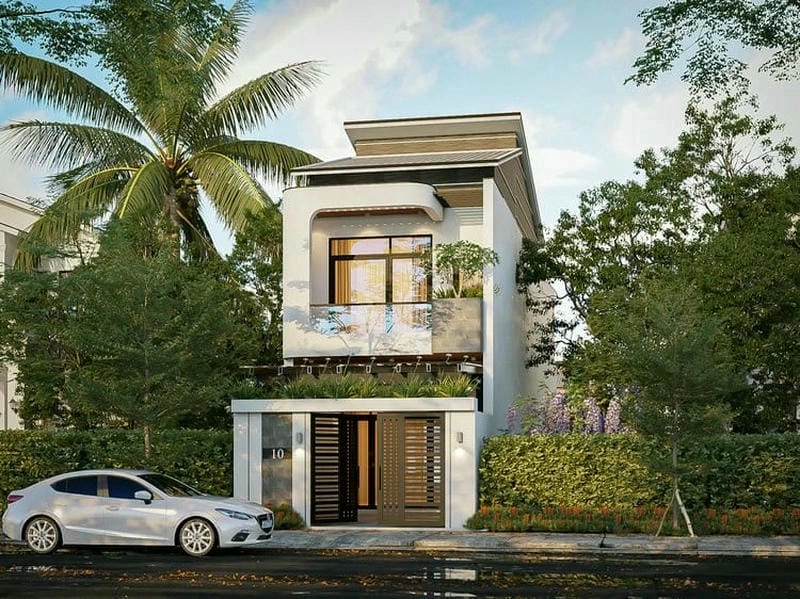 Chiêm ngưỡng mẫu nhà phố mặt tiền đẹp 7x14