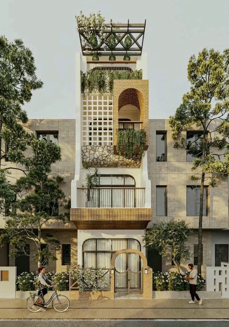 Mẫu nhà phố mặt tiền đẹp - Kiến tạo dấu ấn riêng cho tổ ấm