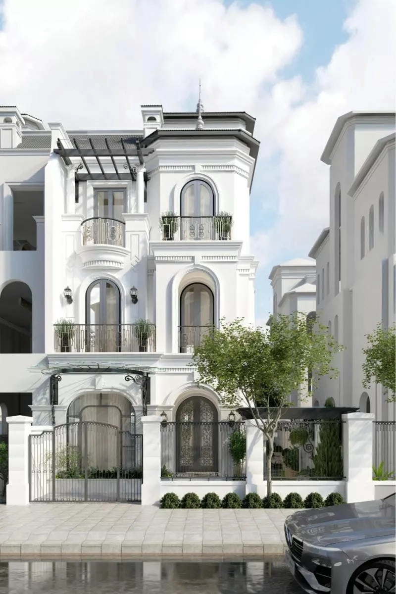 các mẫu nhà biệt thự 3 tầng lựa chọn đa dạng đáp ứng nhu cầu