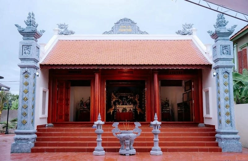 mẫu thiết kế nhà thờ họ 3 gian chuẩn văn hóa miền quê