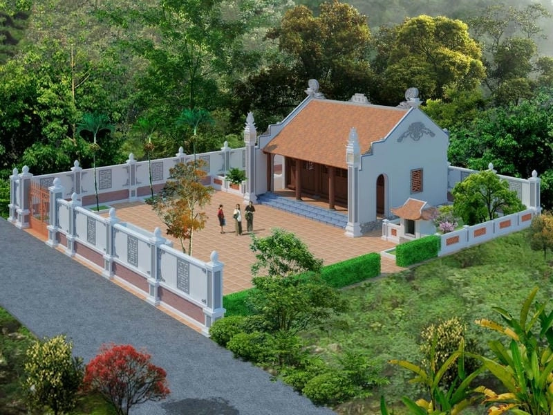 bản vẽ mẫu nhà thờ 3 gian đẹp chi tiết dễ hiểu rõ ràng