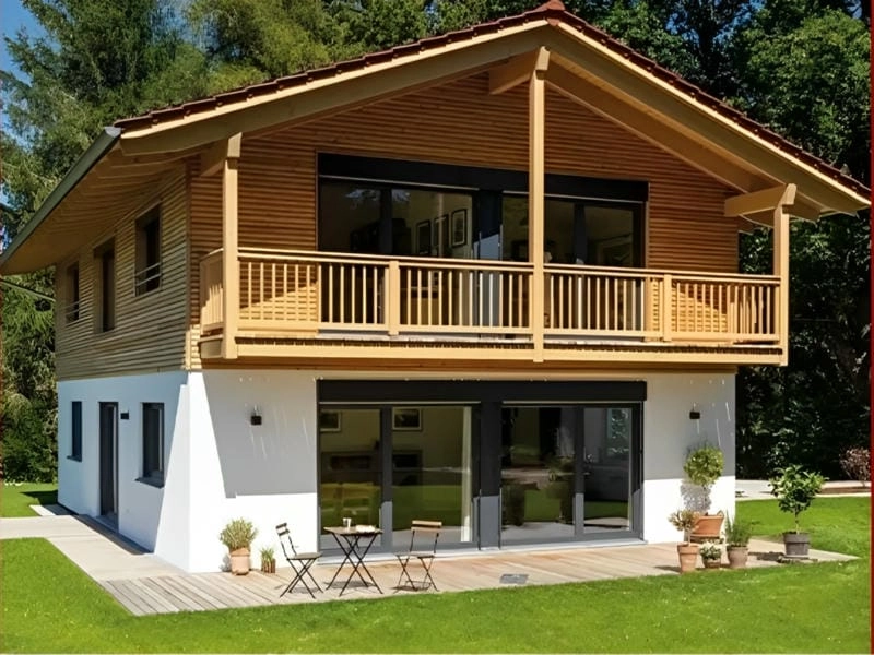 mẫu nhà tiền chế 2 tầng lựa chọn cho không gian sống thoải mái