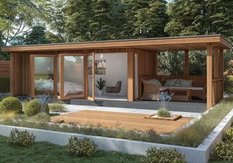 các mẫu nhà tiền chế đẹp lựa chọn hiện đại hài hòa thiên nhiên