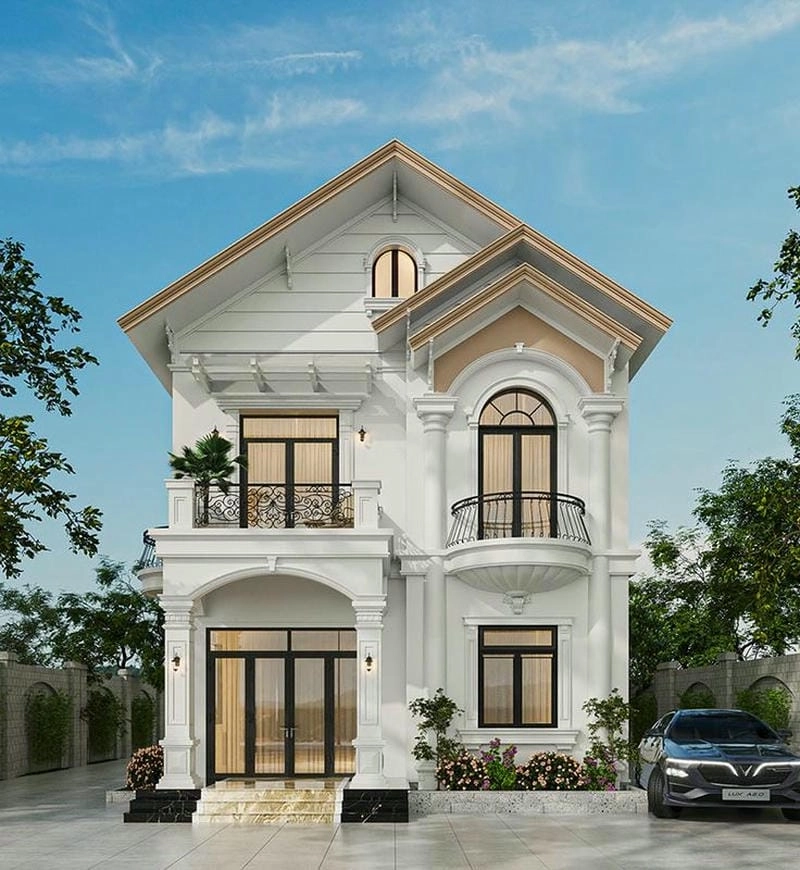 mẫu nhà vuông 50m2 không gian ấm cúng tiện nghi