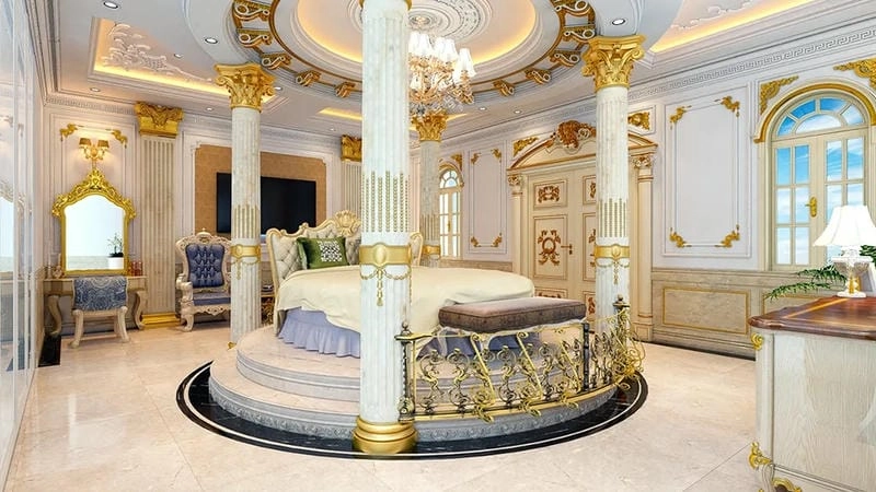 mẫu phào trần nhà tạo điểm nhấn nghệ thuật