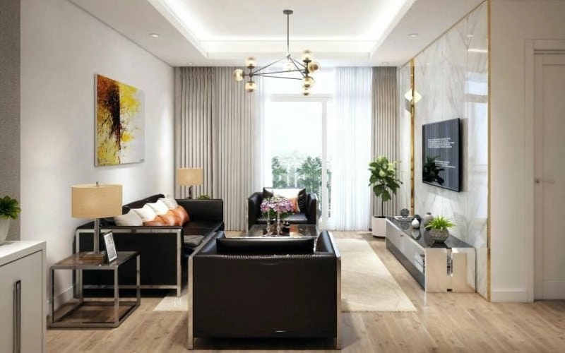 các màu trắng sơn nhà phối hợp linh hoạt cùng nội thất