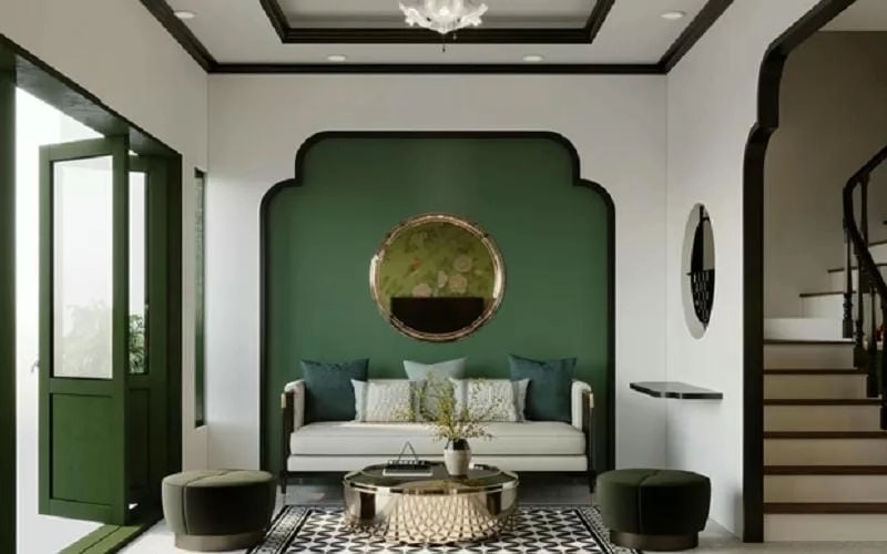 phối màu trần nhà đẹp làm mới không gian dễ dàng