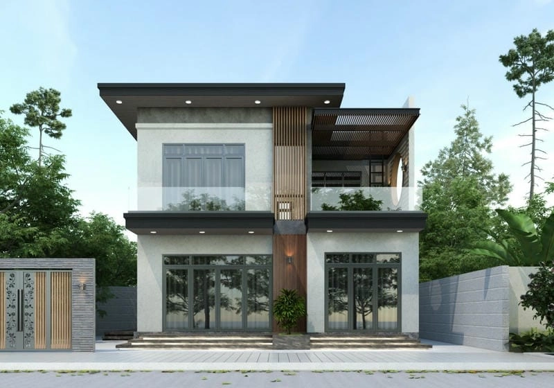 xem mẫu nhà biệt thự 2 tầng khám phá ý tưởng thiết kế đẹp