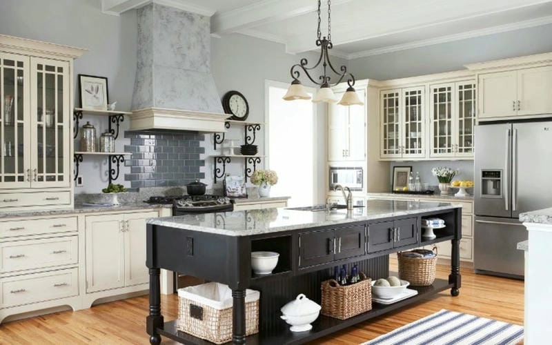 mẫu trang trí nội thất nhà bếp gợi ý sắp xếp ấm cúng