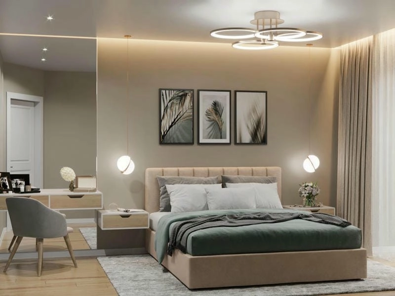 Không gian phòng ngủ theo phong cách bắc âu dịu dàng