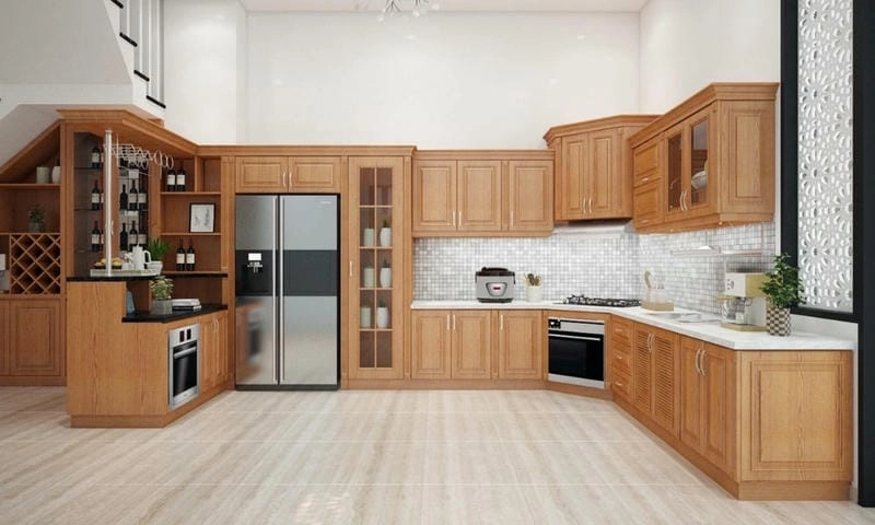 mẫu kệ để đồ nhà bếp giúp sắp xếp dụng cụ khoa học