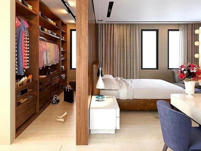 vách ngăn phòng ngủ giá rẻ hiện đại tinh tế cho mọi không gian