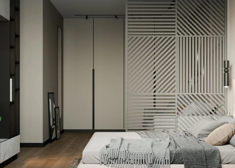 ngăn phòng ngủ tiện nghi hiện đại dễ thi công lắp đặt