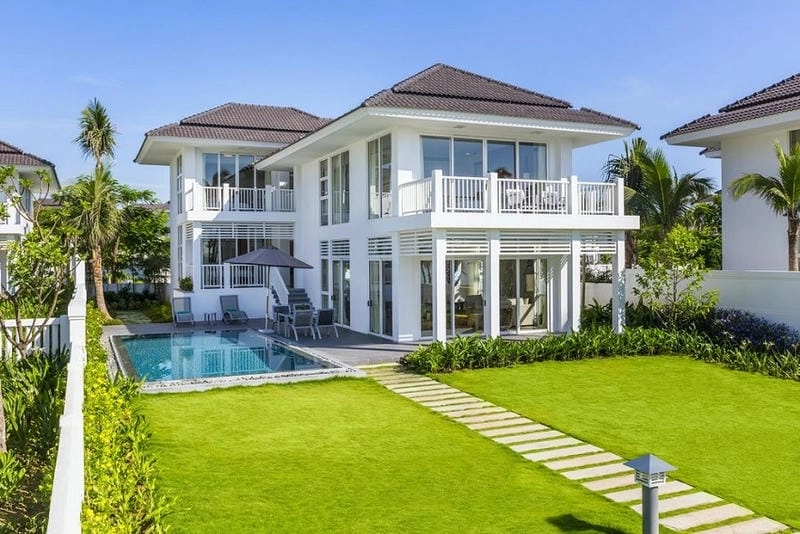 Tận hưởng không gian kieu nha villa dep nhẹ nhàng