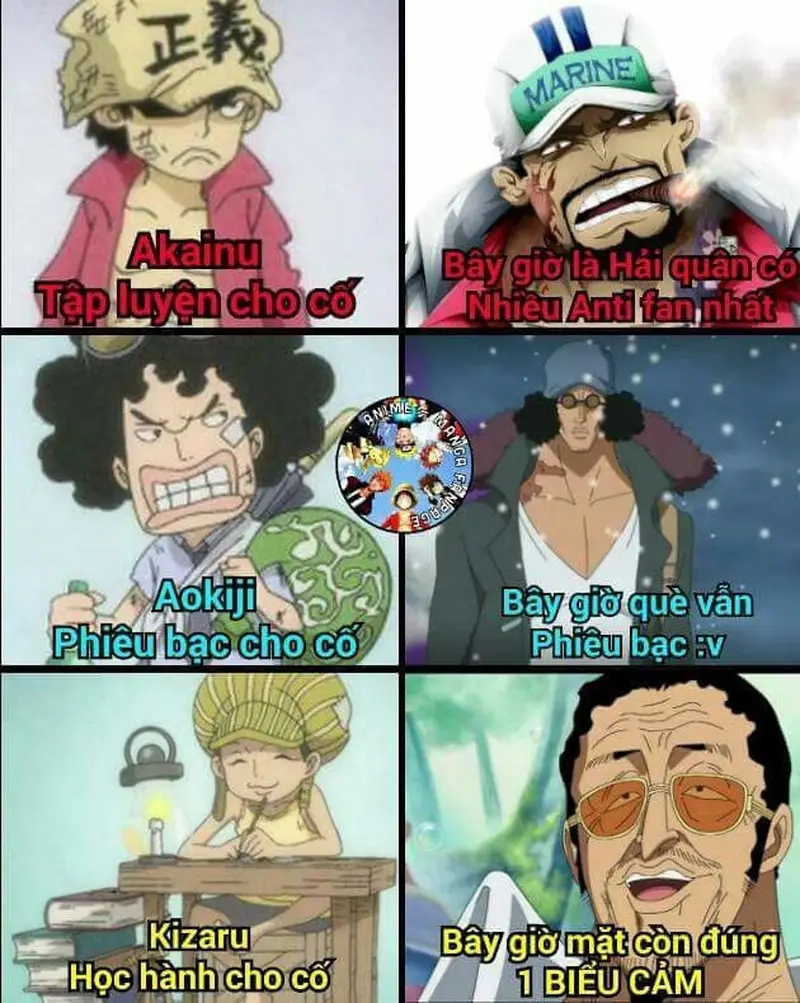 Phản ứng hài hước trong meme One Piece gây cười sảng khoái