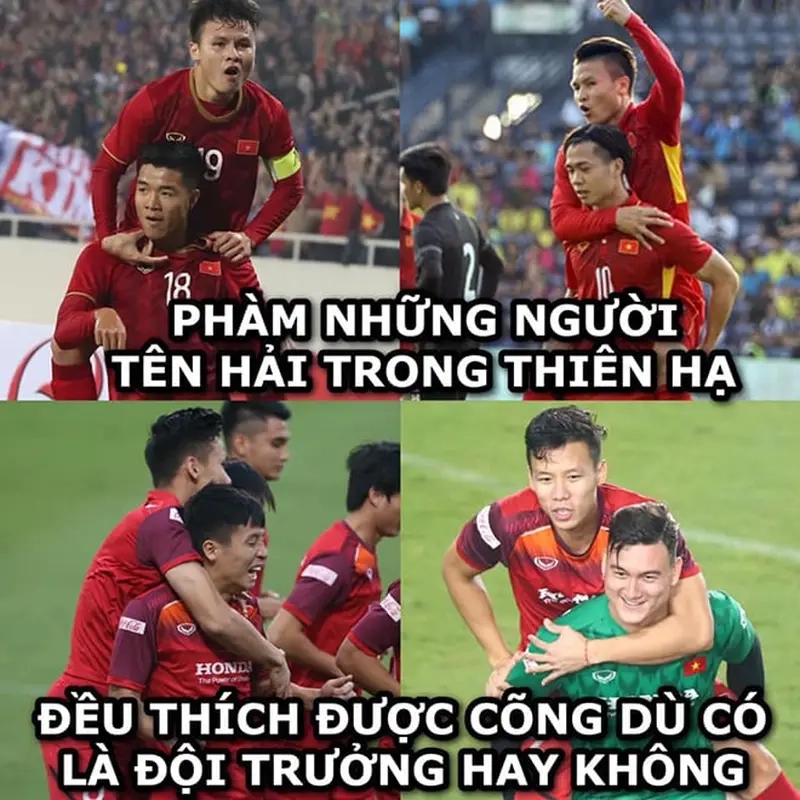 Những khoảnh khắc vui nhộn của meme đội tuyển Việt Nam