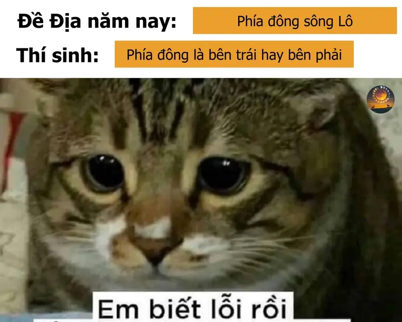 Meme môn Địa hài hước meme các môn học