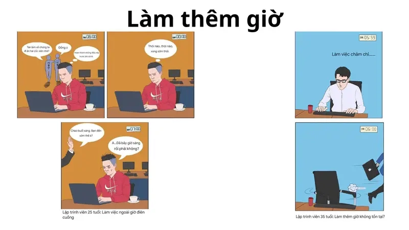 Meme Dân IT / Lập trình viên đặc sắc với meme OT (tăng ca) hài hước