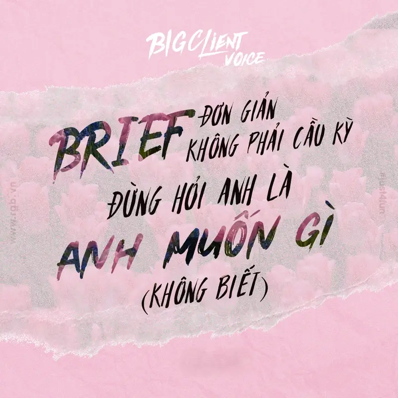 Chia sẻ meme brief từ khách hàng để kết nối đồng nghiệp trong nghề