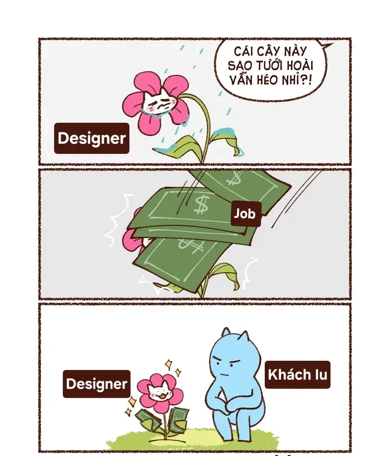 Meme cảm hứng thiết kế truyền tải đam mê trong từng sản phẩm của dân thiết kế