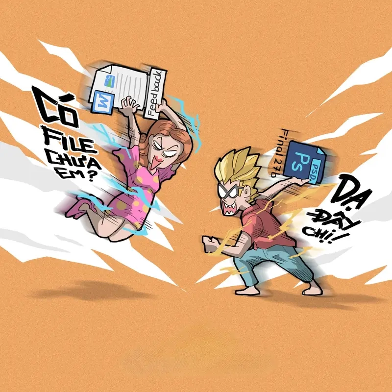 Khi meme khách hàng chốt file làm dân designer thở phào nhẹ nhõm