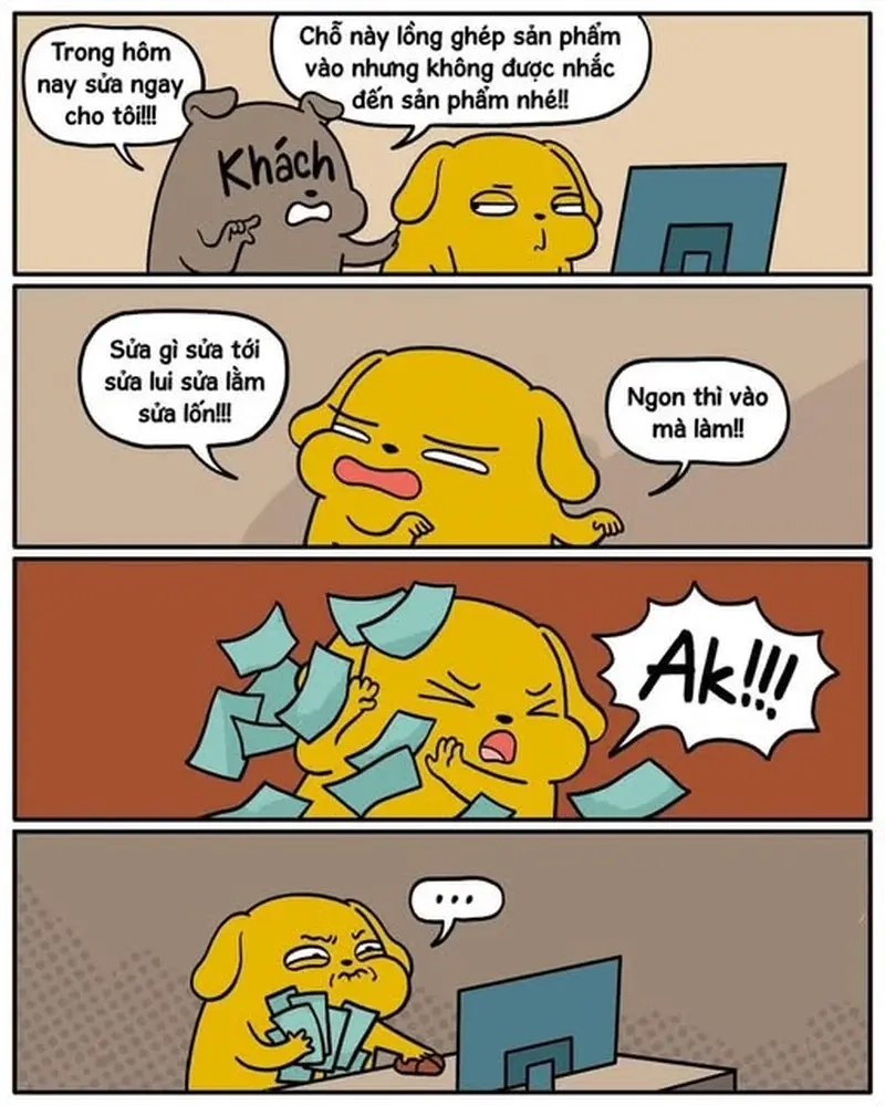 Meme Dân Thiết kế (Designer) hài hước với meme 