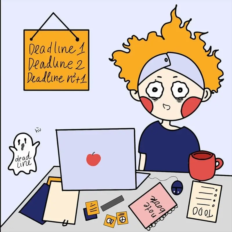 Meme đi làm, công sở dí deadline làm việc đến tận tối muộn