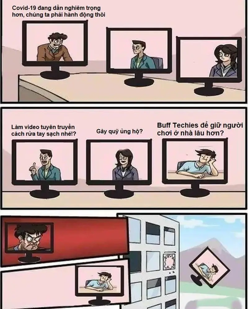 Cười rụng răng với meme họp hành dí dỏm nơi công sở