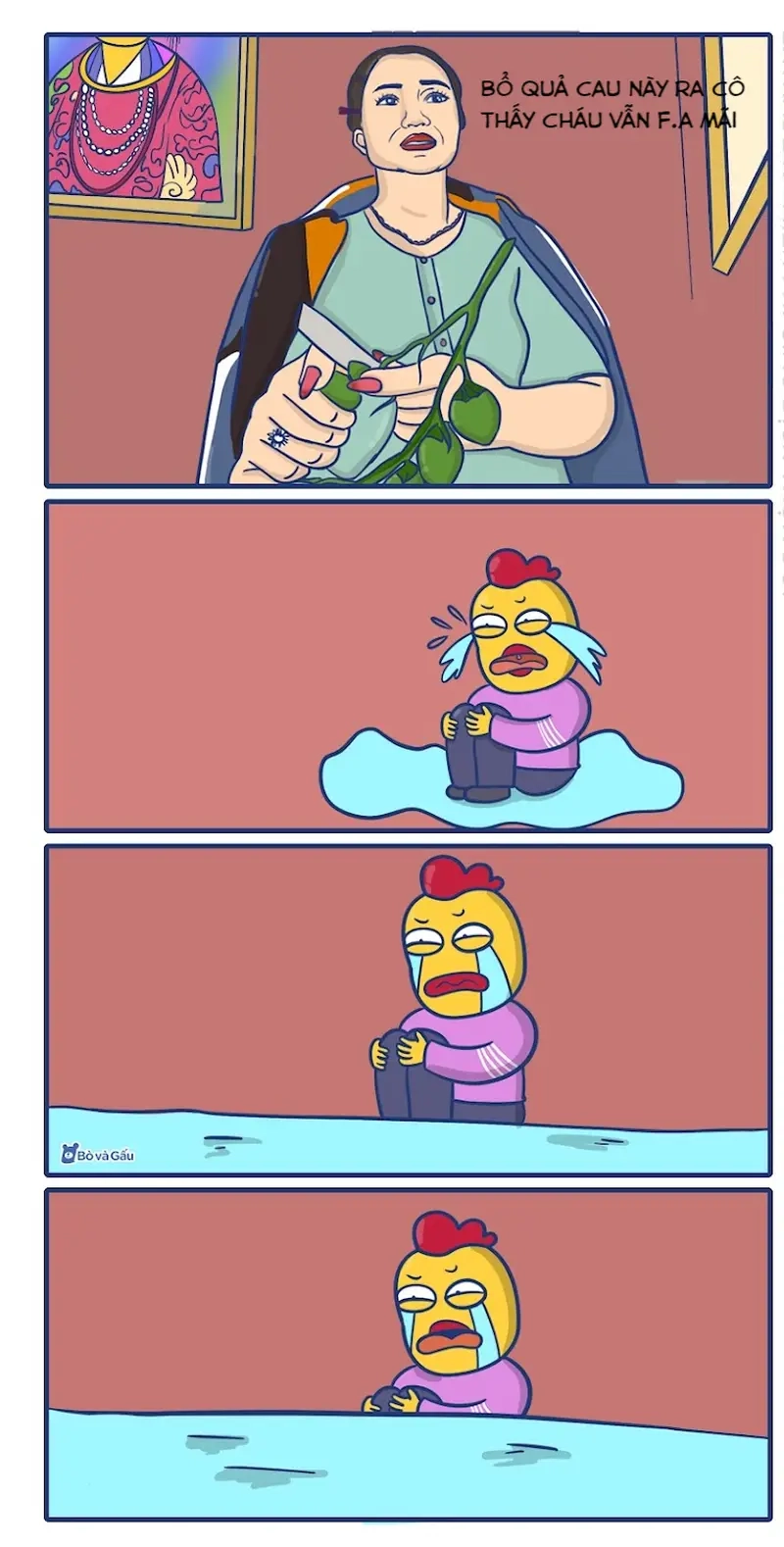 Chỉ cần một ánh mắt là hiểu meme cô đồng đúng nhận sai cãi